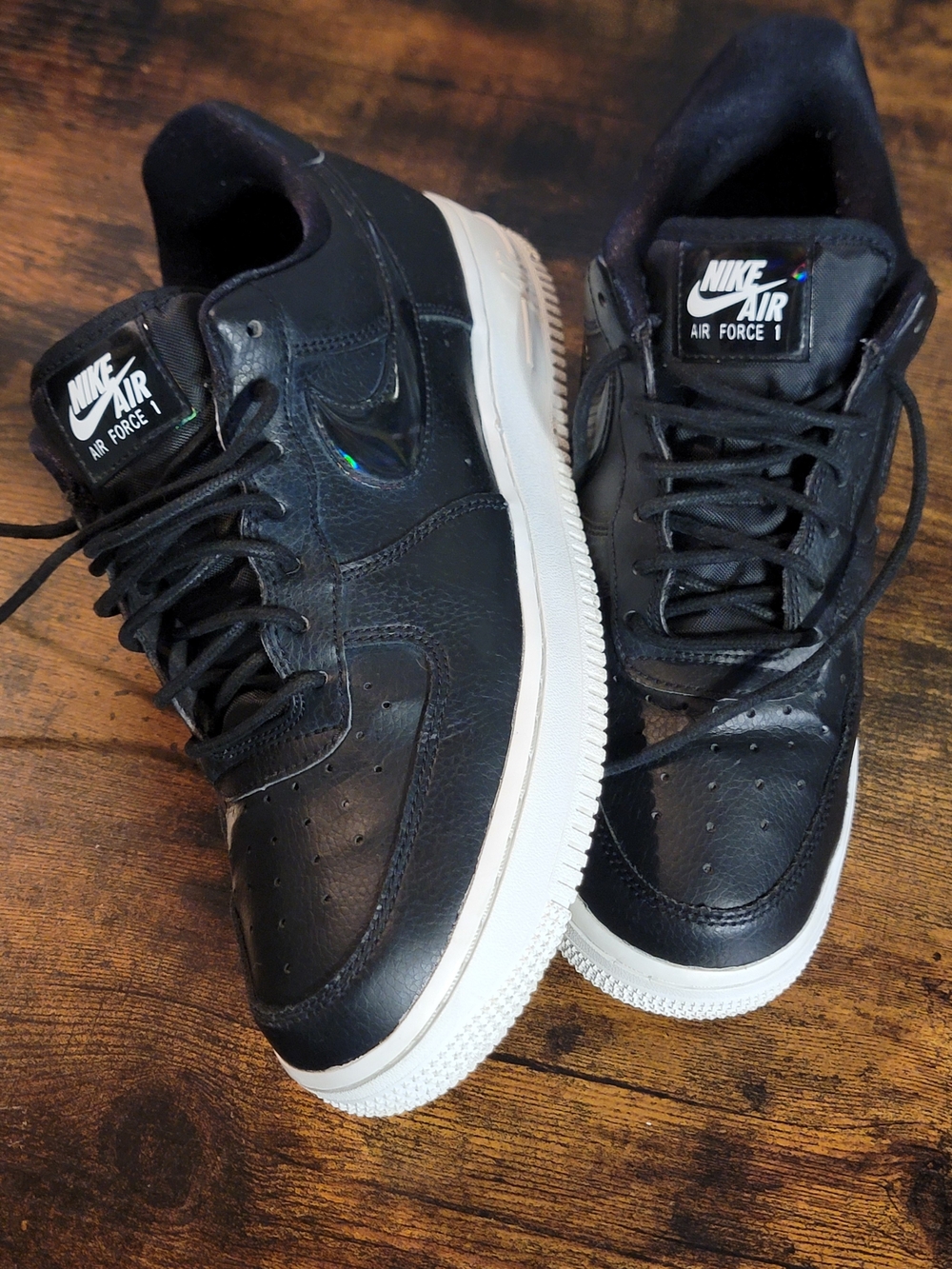 Nike Air Force 1 Low - Black Iridescent - Picture 10 of 10
